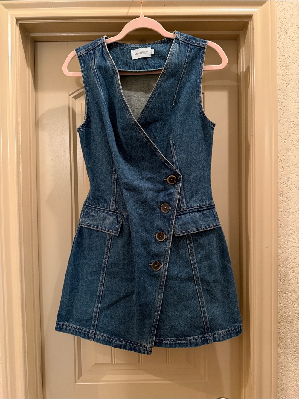 MinkPink Denim Dress